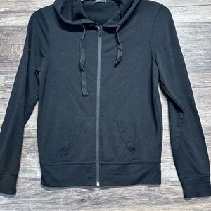 Ethos Black Women's Full Zip Hoodie Jacket